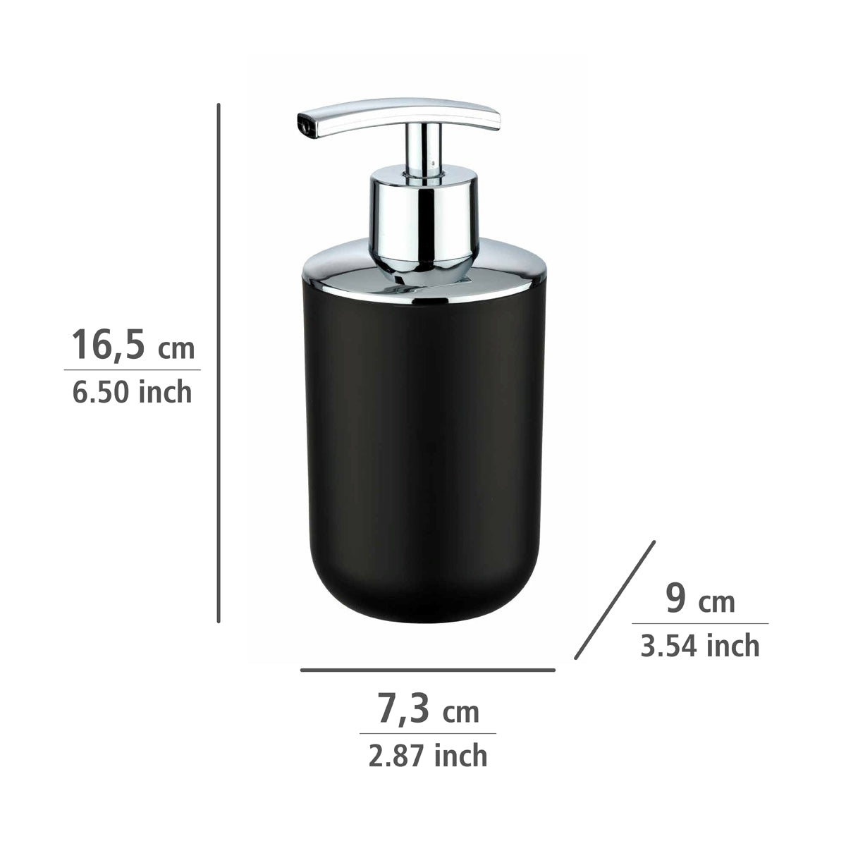 Soap Dispenser - Brasil Range - Black