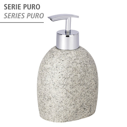 SOAP DISPENSER - PURO - POLYRESIN - LIGHT GREY