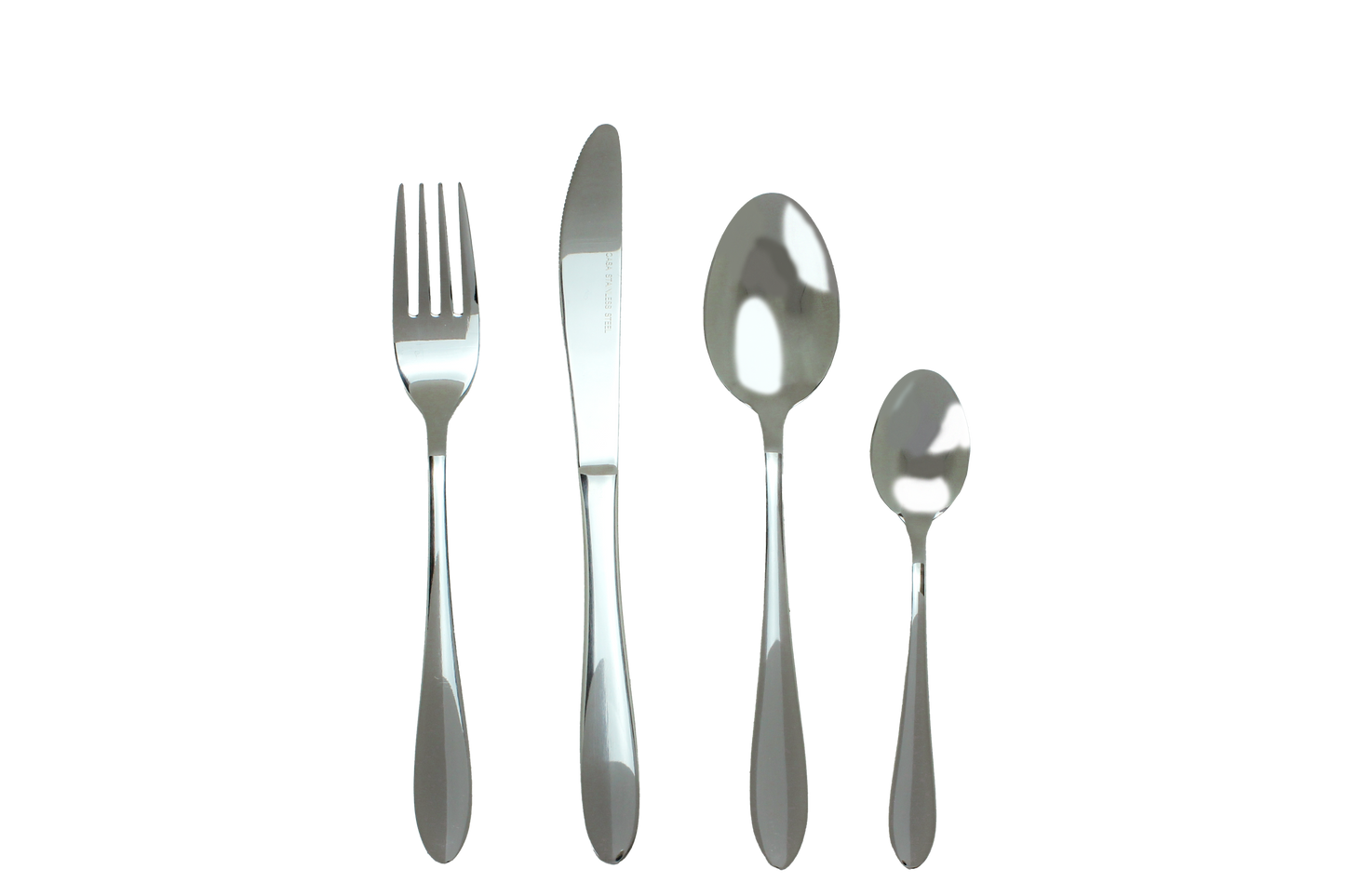 CASA SIENA 16PC CUTLERY SET | STAINLESS STEEL | MIRROR SILVER FINISH