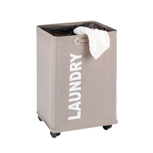 Quadro Laundry Basket - Taupe 79L