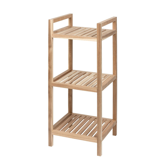 3-TIER SHELVING UNIT - ACINA RANGE - ACACIA WOOD