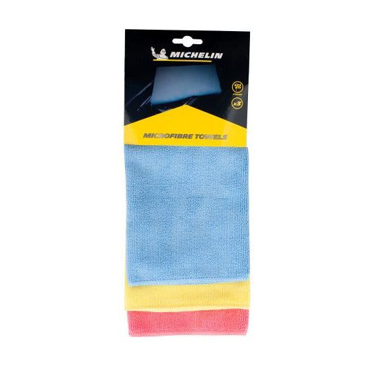 MICROFIBER TERRY AUTOMOTIVE CLEANING CLOTH 3PC SET