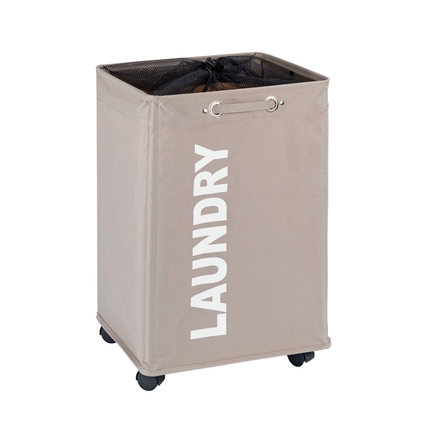 Quadro Laundry Basket - Taupe 79L