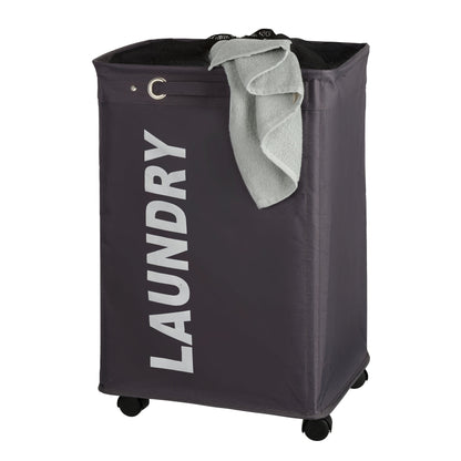 Quadro Laundry Basket - Grey 79L