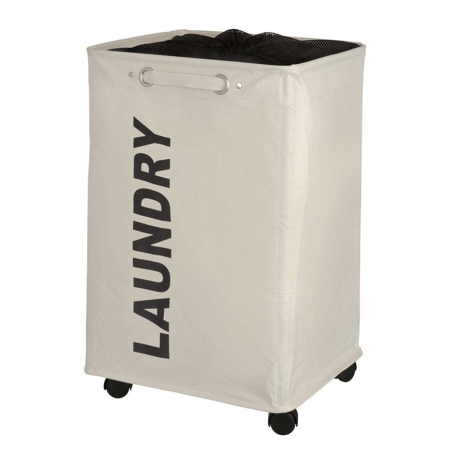 Quadro Laundry Basket - Beige 79L