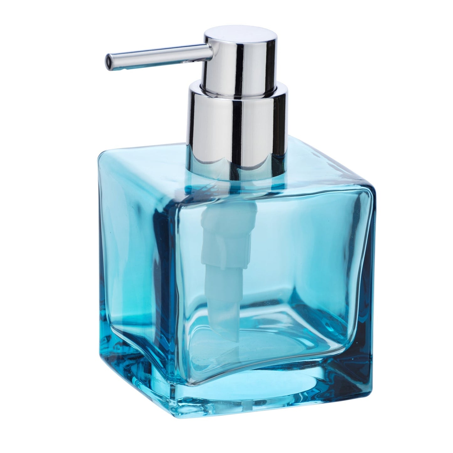SOAP DISPENSER  - LAVIT RANGE - GLASS - TRANSPARENT BLUE
